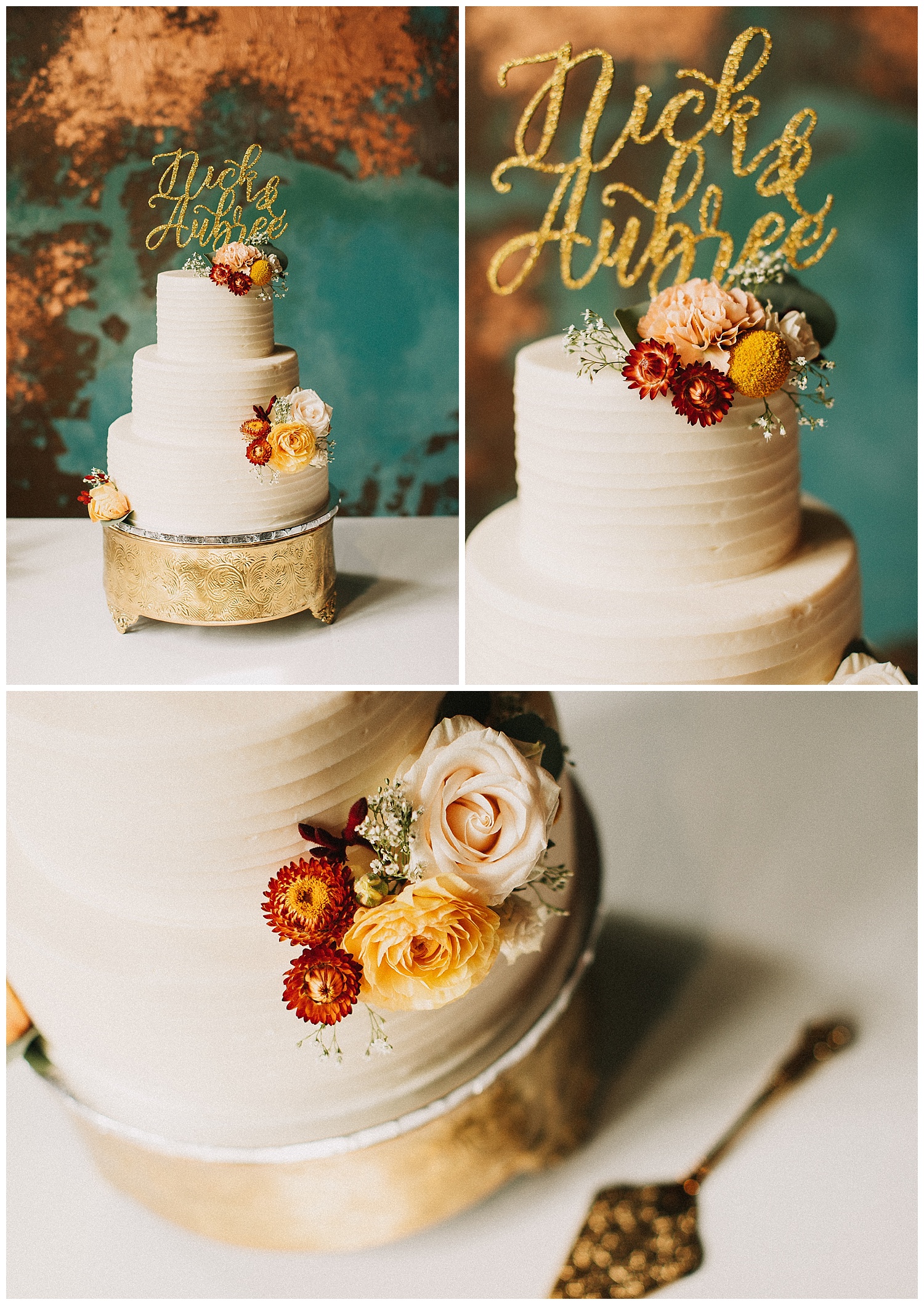 wedding cake at tinker house events