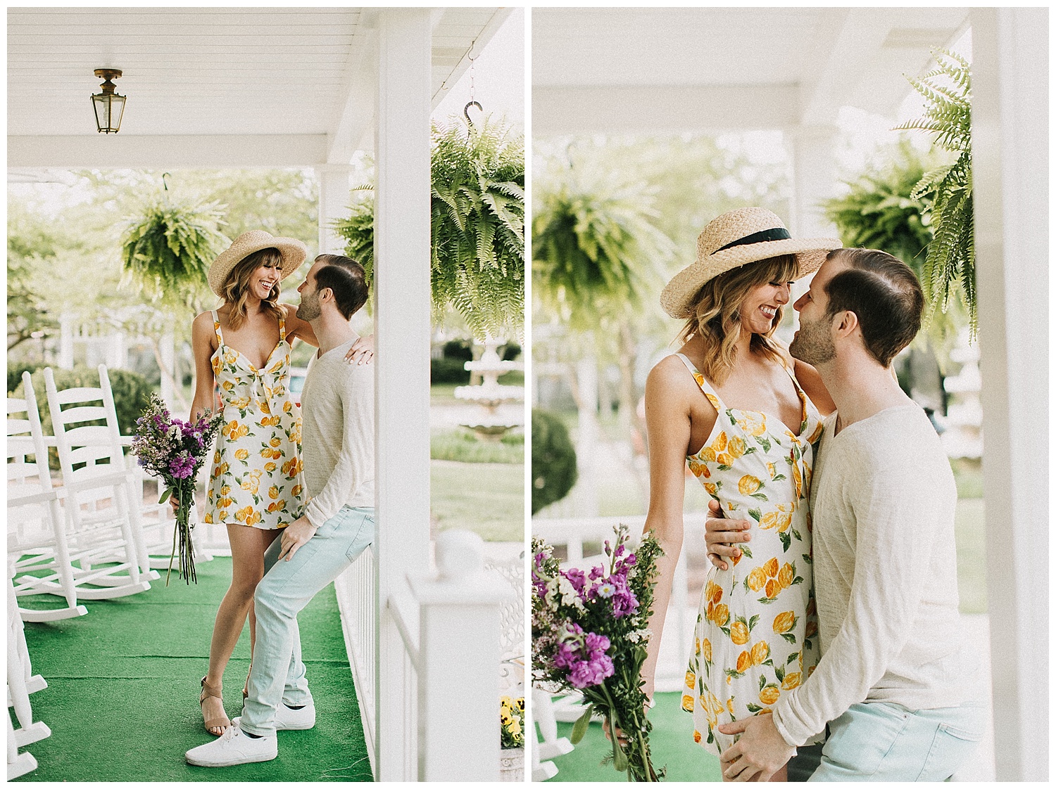 summery engagement pictures in holland Michigan
