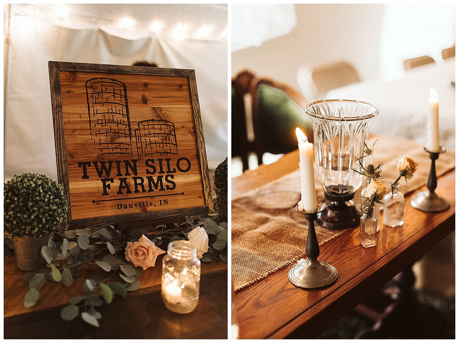 rustic September wedding at twin silo farms
