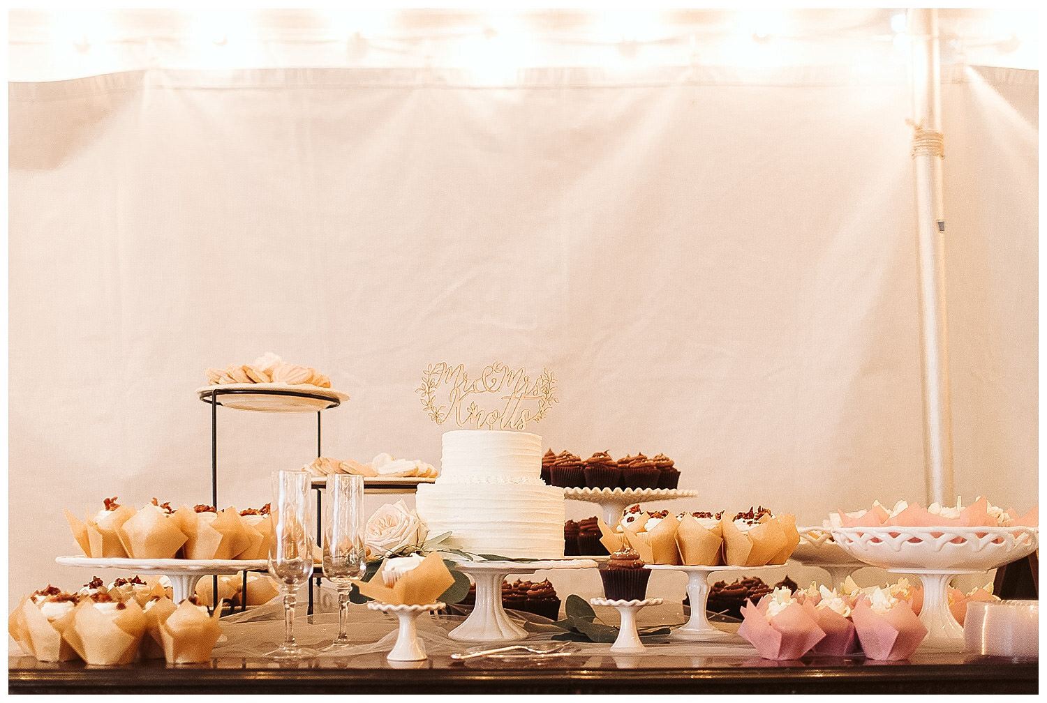 farmhouse wedding desserts