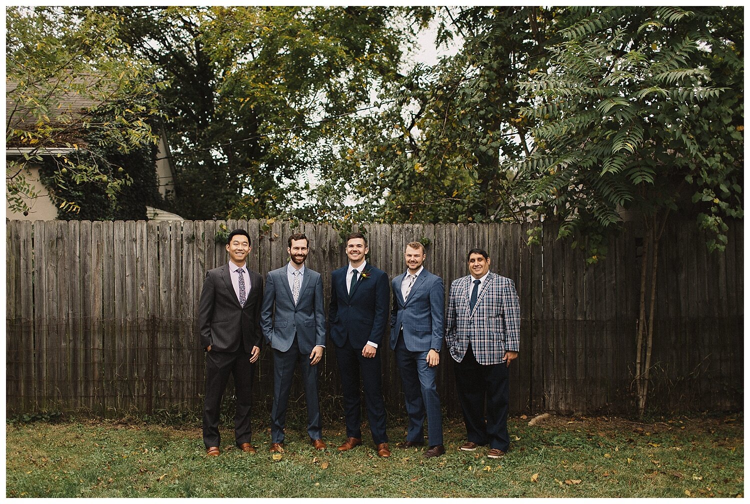 groom and friends in Columbus, Ohio