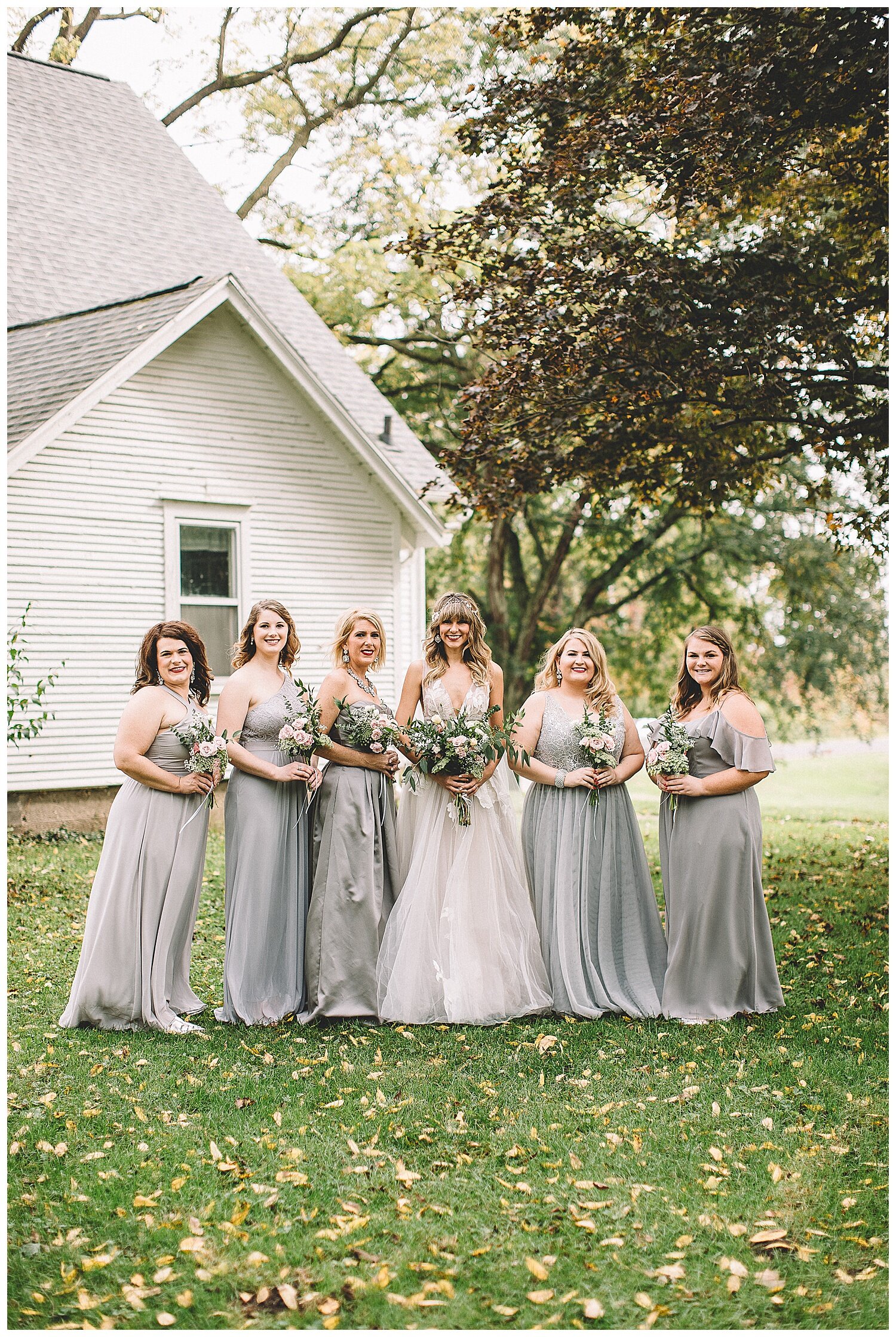 pastel blue bridesmaids dresses