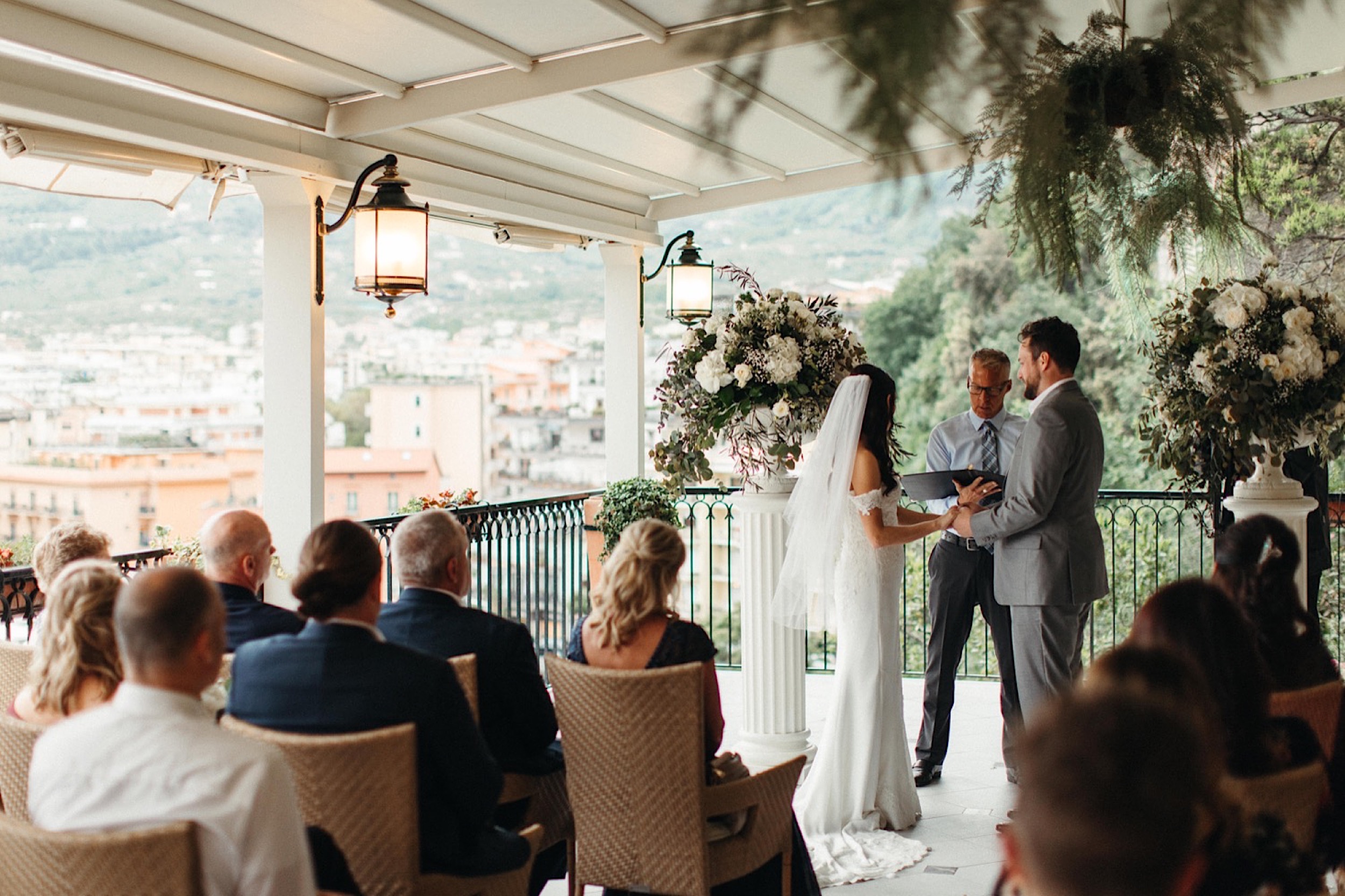 wedding ceremony in Sorrento Italy